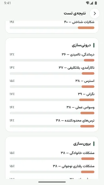 تصویری از اپ MMPI (۳)