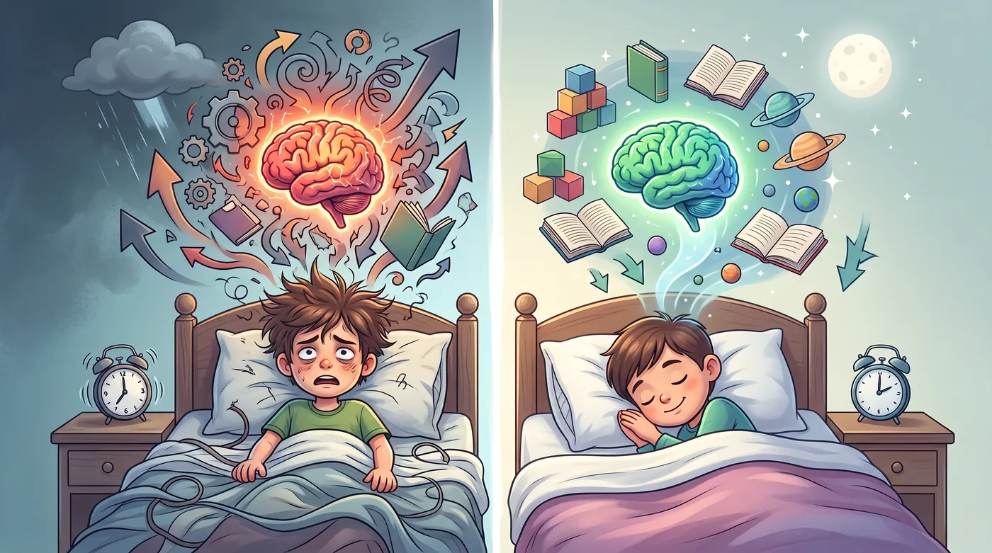 تاثیر متقابل خواب و بیشفعالی؛ مقایسه کودک با خواب آشفته و کودک با خواب آرام