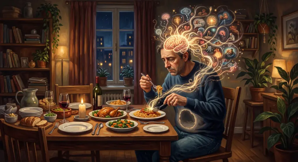 پرخوری عصبی: وقتی مغز به جای معده گرسنه است